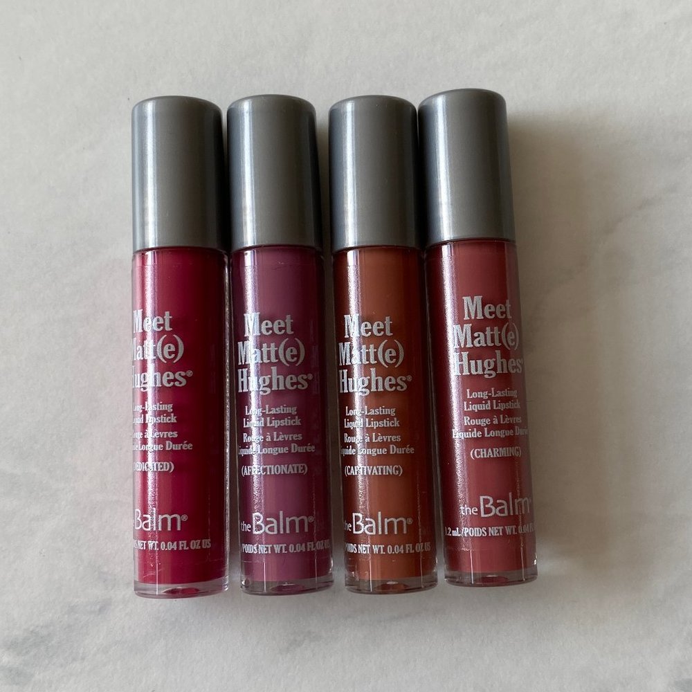 theBalm Meet Matte Hughes Mini Liquid Lipstick Set
